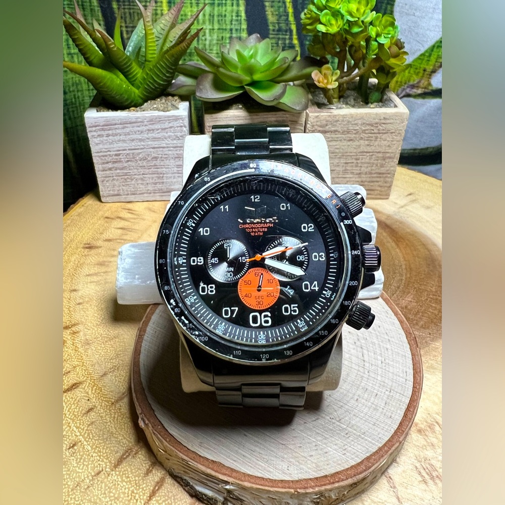 Vestal Chronograph Mens Watch 🧡✨